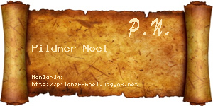 Pildner Noel névjegykártya